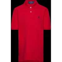 Ralph Lauren para menino. 323603252009 Pólo icónico em piqué vermelho ((XL) 13/14años= 163/174cm), Casual, Algodão, Manga curta, moda i