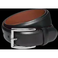 Ralph Lauren para homem. 405913730002 Cinto de couro preto para vestido (40), Casual, Clássico, Pele