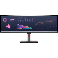 Lenovo Monitor curvo ThinkVision P49w-30 5K DQHD Thunderbolt USB-C de 49 - 63DBRAT1EU