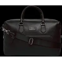 Ralph Lauren para homem. 405962459001 Bolsa de viagem em couro granulado preto (OSFA), Casual, Pele