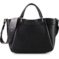 Armani Exchange para mulher. 942911CC78300020 Saco de compras preto (OSFA), Casual, Poliuretano