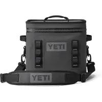 Yeti Hopper Flip 12L Cooler Bag, Charcoal Grey, saco térmico com alça para o ombro
