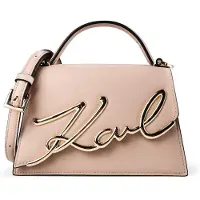 Karl Lagerfeld Mala de ombro 'K/Signature' rosa escurecido