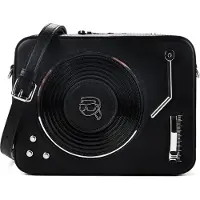 Karl Lagerfeld Mala de ombro 'Ikon' preto / prata