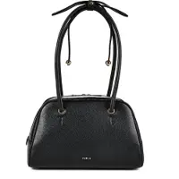 Furla para mulher. WB02109-BX4573 Bolsa Poppy preta (OSFA), Preto, Casual, Pele