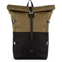 Sandqvist - Bicicleta trabalho - Icon Rolltop Backpack L Multi Olive para Unissexo - Castanho