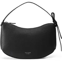 Kate spade para mulher. KM487 Saco de laço preto (OSFA), Casual, Pele
