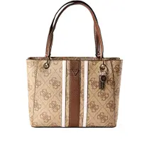 GUESS Shopper 'Noelle II' castanho / castanho claro / branco