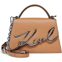 Karl Lagerfeld Malas de tiracolo 'Essentials' castanho