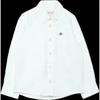 Gant unisex para criança. 830423 Camisa Oxford Shield Kids branca (3/4años= 98/104cm), Branco, Casual, Algodão, Clássico, Manga comprida, Al
