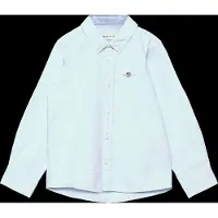 Gant unisex para criança. 830423 Camisa Oxford Shield para crianças azul (5/6años= 110/116cm), Casual, Algodão, Clássico, Manga comprida, Al