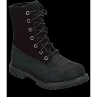 Timberland para mulher. TB18149A0011 Botas de couro Authentic Mid Warm preto (41 W), Plano, Cordão, Casual