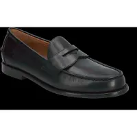 Ralph Lauren para homem. 803932221002 Mocassins de couro Alston Penny preto (47), Plano, Nenhum, Casual