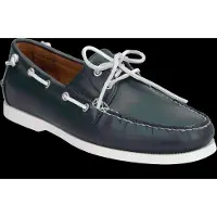 Ralph Lauren para homem. 803932995001 Sapatos de barco em pele Merton azul-marinho (43), Couro, Plano, Cordão, Casual