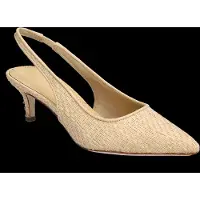 Ralph Lauren para mulher. 802P10394001 Sapatos de couro bege Lolah (38), 3 a 5cm, Nenhum, Casual