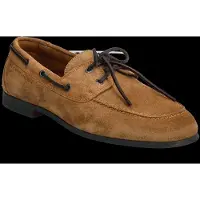 Tommy Hilfiger para homem. FM0FM05863 Sapatos de barco em pele castanha com sola flexível (45), Couro, Marrom, Plano, Cordão, Casual