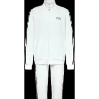 EA7 para homem. 7M001867_AF12660 Conjunto Italian branco (XXL), Esportivo, Algodão, Manga comprida