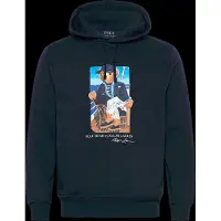 Ralph Lauren para homem. 710B21811001 Moletom Bear marinho (M), Casual, Algodão, Manga comprida