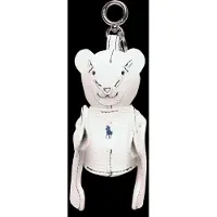Ralph Lauren para mulher. 427P13276002 Charm para saco Bear branco (OSFA), Casual, Pele