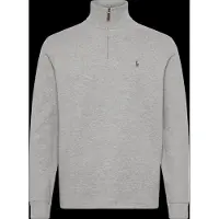 Ralph Lauren para homem. 710P07411003 Jersey Estate-Rib com fecho curto (XS), Casual, Cinza, Algodão, Manga comprida