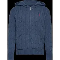 Ralph Lauren para menino. 322951123506 Camisola de algodão com capuz marinho (4años= 109/116cm), Casual, Manga comprida, moda infantil