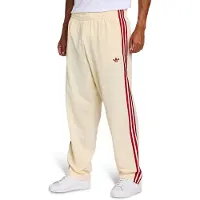 Adidas Originals Calças 'Firebird' bege claro / vermelho