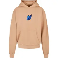 Mister tee Sweatshirt 'Le Papillon' bege escuro / navy / azul escuro / preto