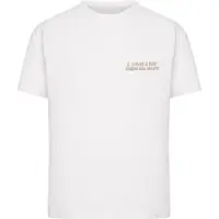 Miss Tee Camisa 'A Dolce A Day Makes All Okay' umbra / branco