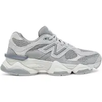New Balance unisex. U9060V1 Sapatilhas de pele 9060 cinzentas (39.5), Plano, Serraje, Cordão, Casual, Cinza