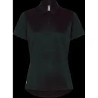 Adidas Camisa funcionais 'Women's Solid Performance Short Sleeve Polo' preto