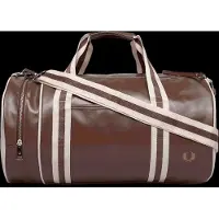 Fred perry para homem. L7255 Bolsa Barrel Classic marrom (OSFA), Casual, Polister Reciclado