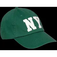 Ralph Lauren para homem. 710972675501 Boné de sarja com patch NY verde (OSFA), Casual, Algodão