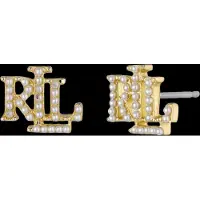 Ralph Lauren Brincos ouro / branco