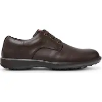 Camper para homem. 18637-036 Atom Trabalho sapatos de couro castanho (44), Marrom, Plano, Cordão, Casual, Clássico