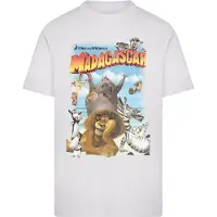 Merchcode Camisa 'Madagaskar' mistura de cores / branco
