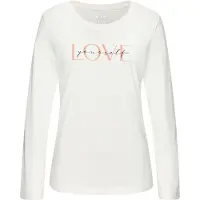 Vivance Camisa de pijama 'Dreams' laranja / preto / branco
