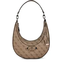GUESS Mala de ombro 'LINDSEY' castanho escuro