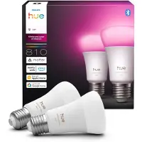 Philips Lâmpada Inteligente E27 2er Set 810lm White & Color Amb