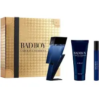 Carolina Herrera Bad Boy Cobalt Eau De Parfum 100ml Gel Ducha Cabello y Cuerpo 100ml Eau Parfum 10ml