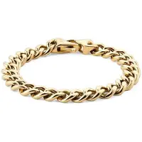 Daniel Wellington Bracciale Ellipse Cuban Chain Placcato Oro Dw0040166 20,5 Cm — Bracciale