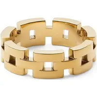 Daniel Wellington Anello 3 Maglie Placcato Oro Dw0040099 50 Mm — Anello