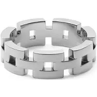 Daniel Wellington Anello Acciaio 3 Maglie 62 mm — Anello