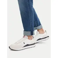 Ralph Lauren Sapatilhas baixas 'TRAIN 89' azul escuro / branco