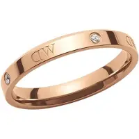 Daniel Wellington Anel de Bronze Original com Cristais Classic Lumine DW004002 - Circuito: 68 mm