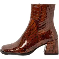 Art para mulher. 1170612OL003_023 Botas de couro 1706 Verona castanho (39), Marrom, 5 a 8cm, Zíper, Casual