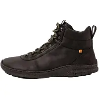 El naturalista unisex. 254361101005_001 Botins em pele N5436 preto (39), Couro, Plano, Cordão, Casual