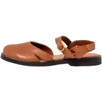 El naturalista para mulher. 258741123005_023 Sandálias de couro N5874 Arenisca castanho (40), Marrom, Plano, Fivela, Casual
