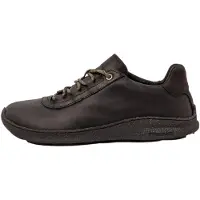 El naturalista unisex. 254341101005_001 Sapatos de couro N5434 Oroel preto (38), Plano, Cordão, Casual