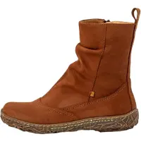 El naturalista para mulher. 2N7223NDE505_023 Botins em pele N722 Pleasant Wood castanho (40), Couro, Marrom, Plano, Zíper, Clássico
