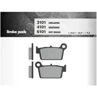 Brenta Moto Pastilhas De Freio Off-road 6101